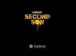 inFAMOUS: Second Son Title Screen